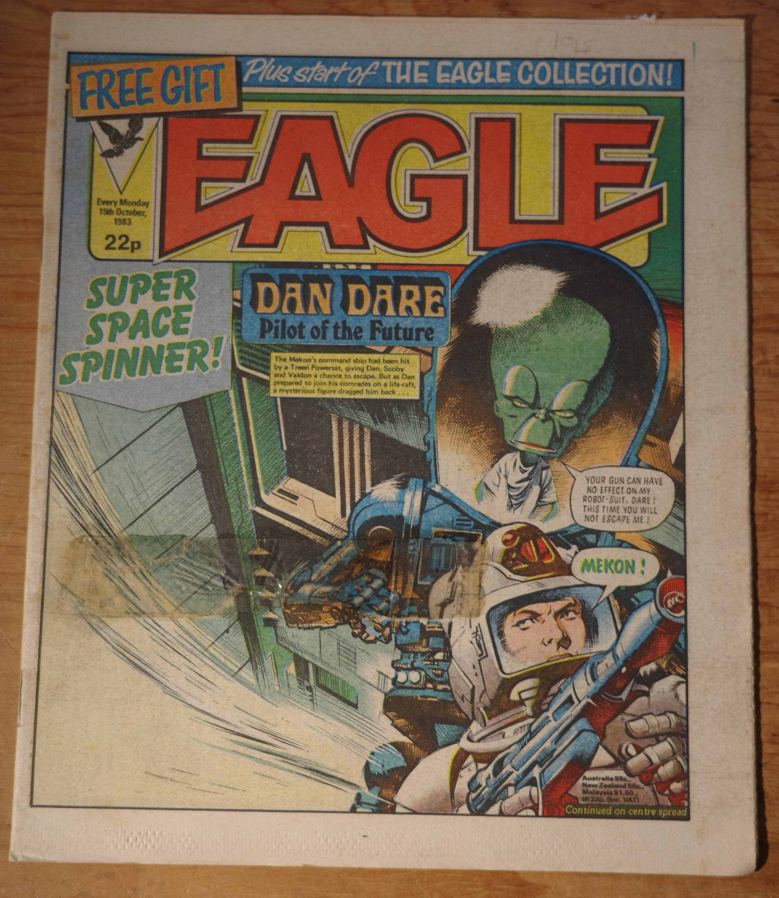 Front Eagle comics 15th Oct 1983