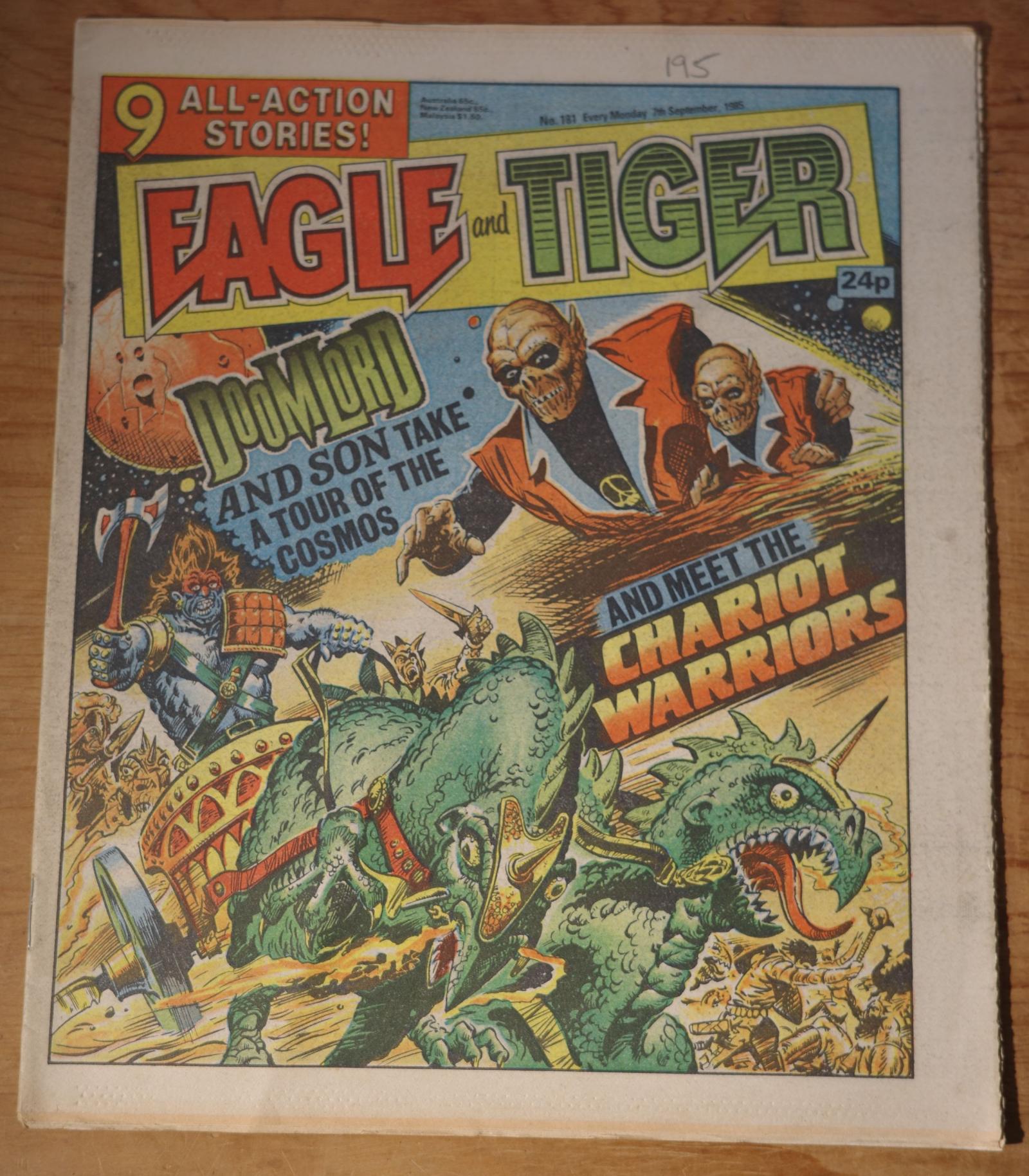 Front Eagle comics Issue 181 - 7th Sept 1985