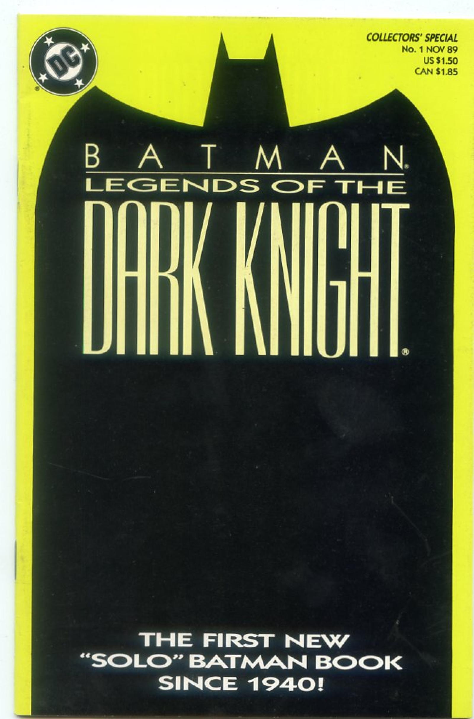 Front Batman Legends of the Dark Knight #1